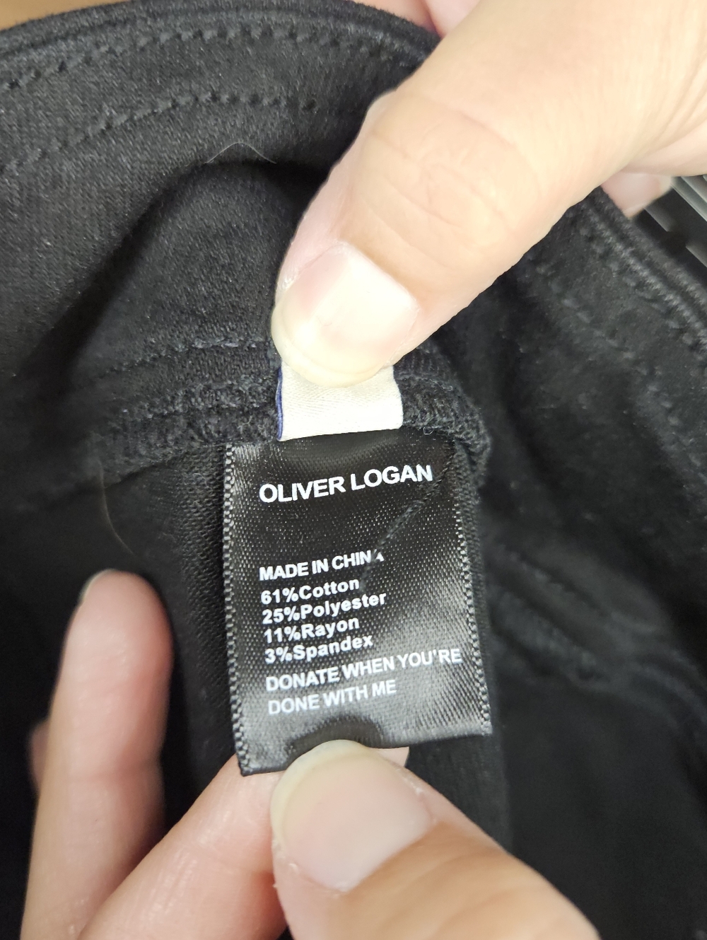 Oliver Logan Roxbury High Rise Pull-On Flare Pants - Picture 6 of 7
